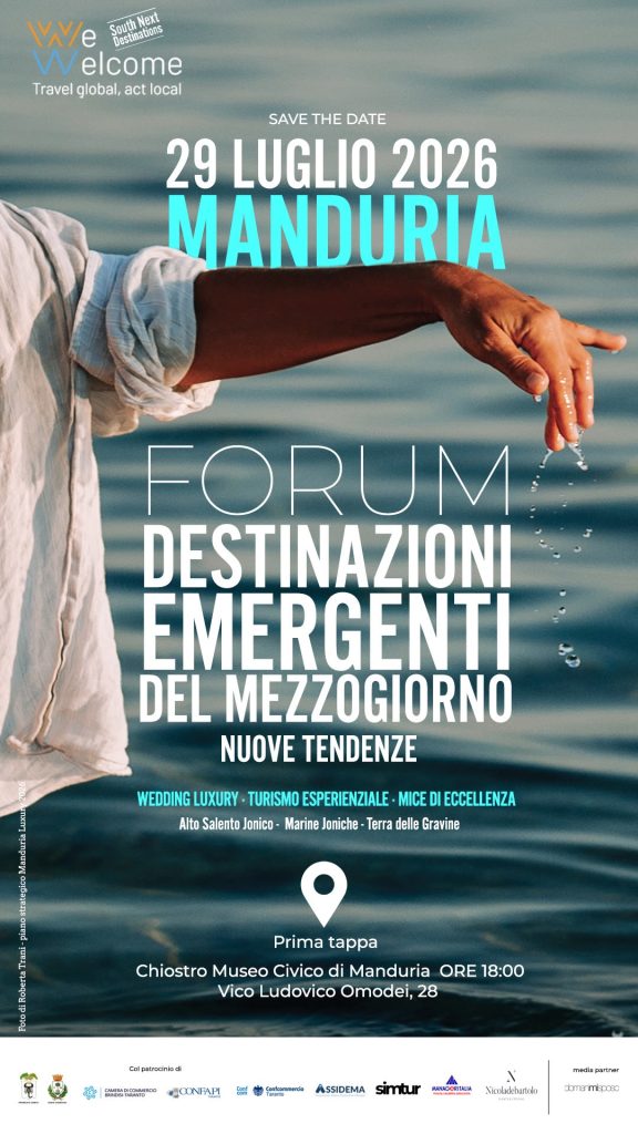 📣 Il 29 luglio a Manduria succede qualcosa di nuovo