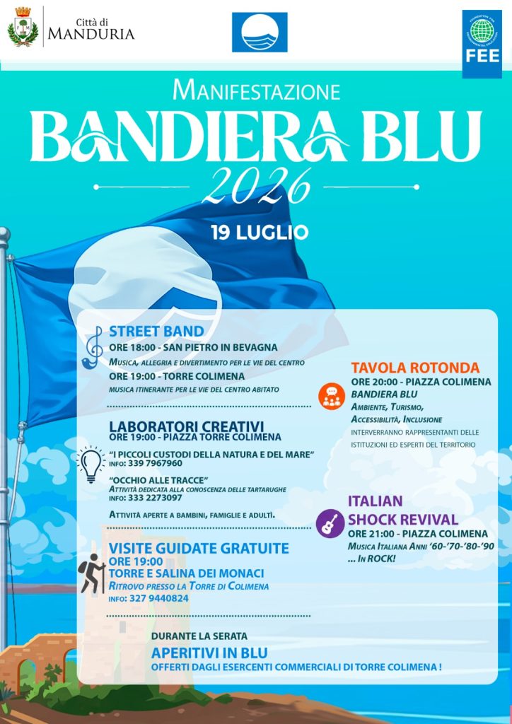 Manifestazione Bandiera Blu 2026